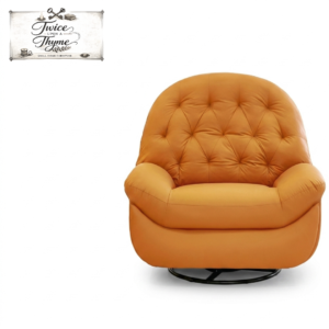Twice Upon a Thyme electric swivel sofa chair