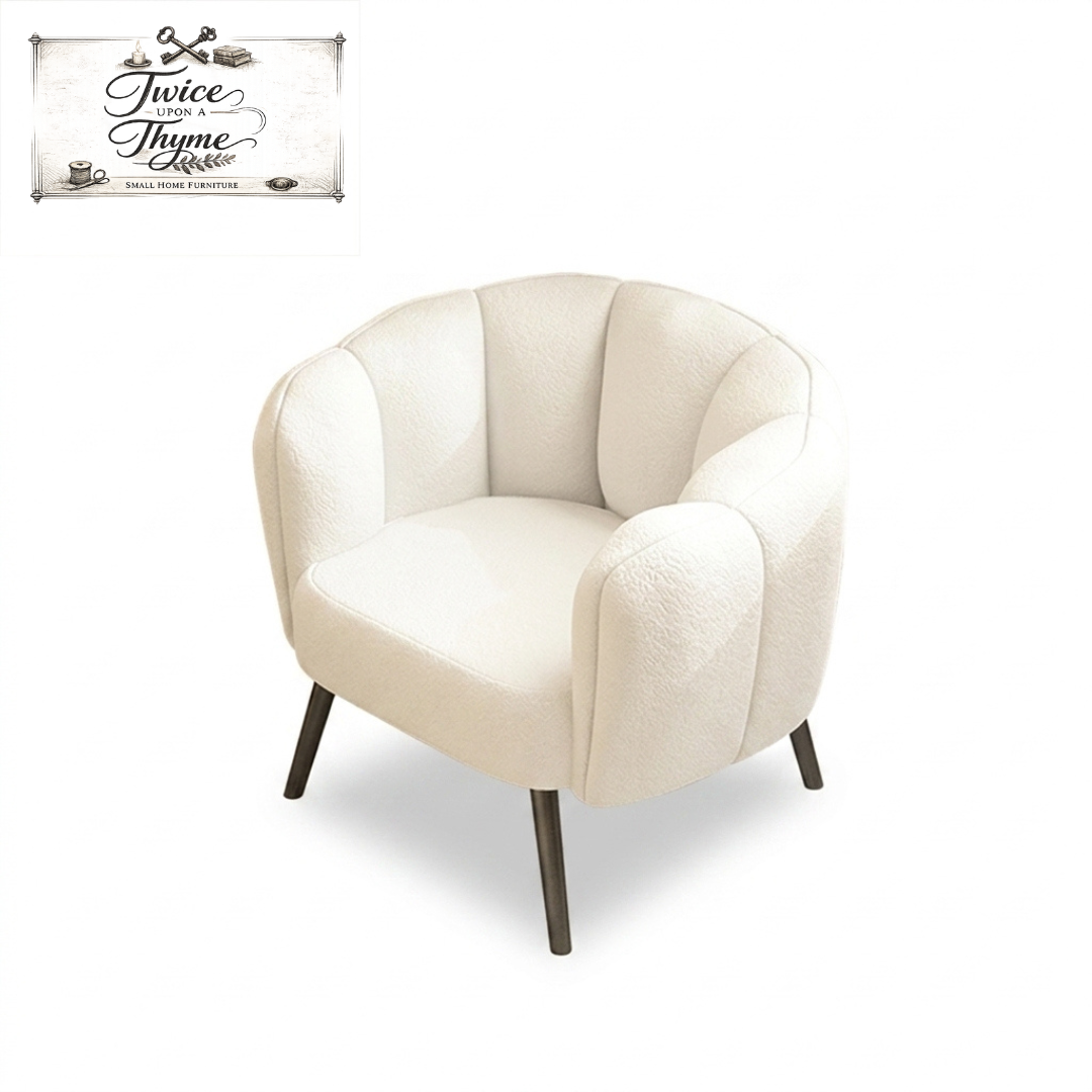 twice-upon-a-thyme-modern-lounge-chair Modern lamb wool accent chair for living room